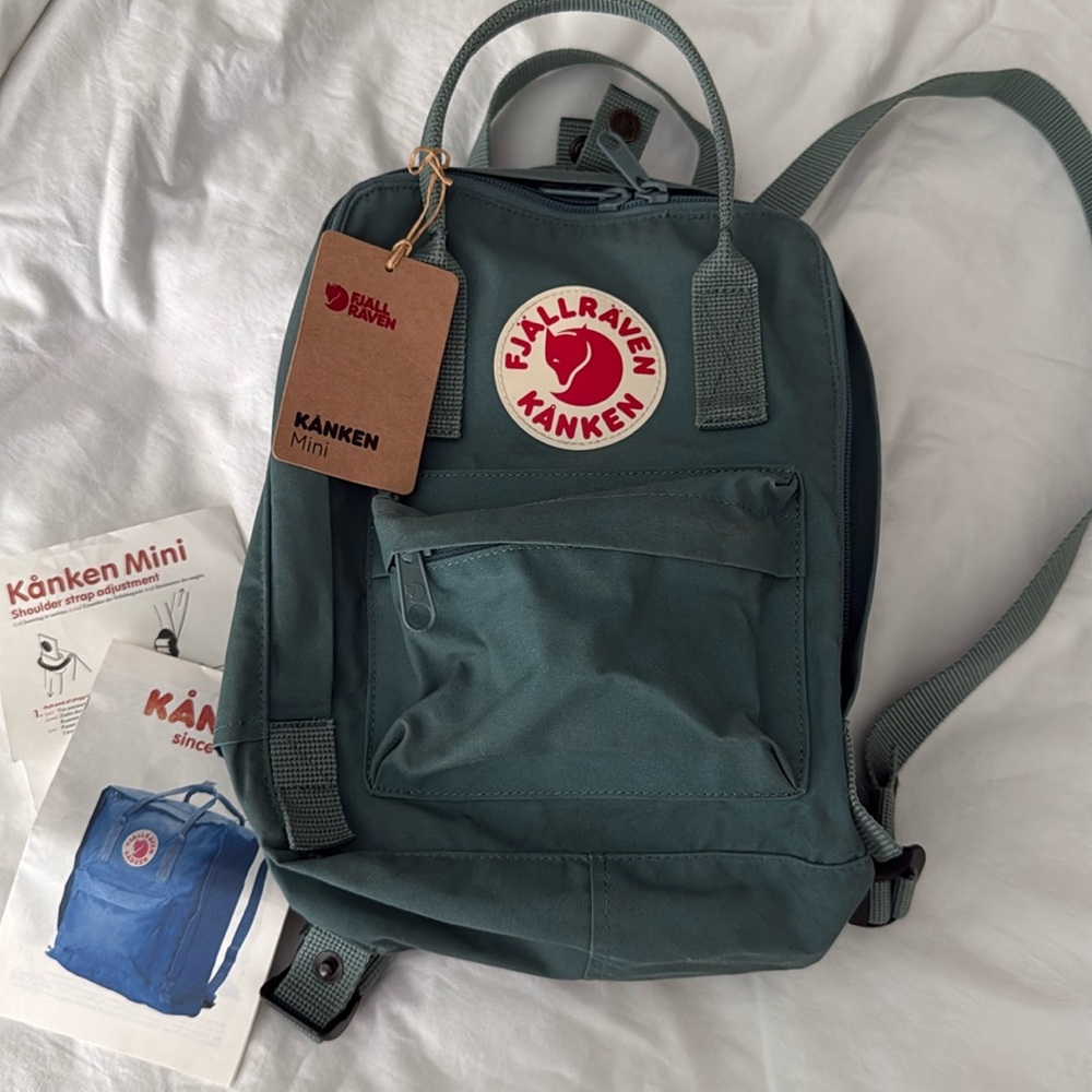 Fjallraven Kånken Mini frost green Backpack